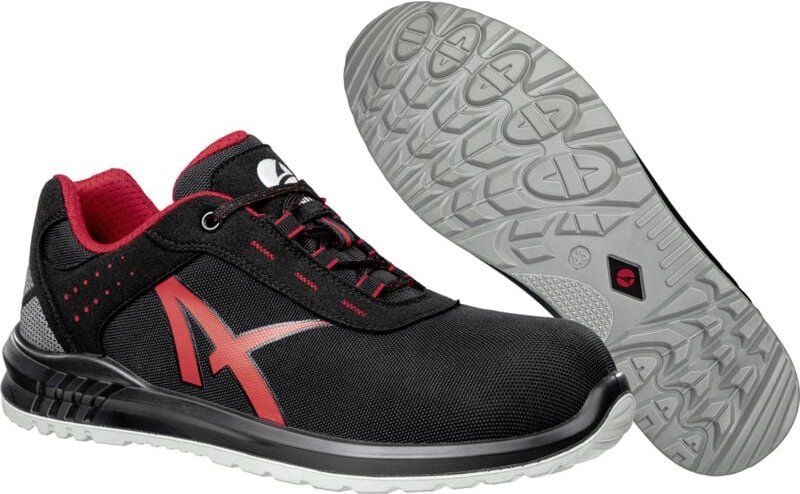 Thumbnail - Albatros - grid low src 648710210000042 Sicherheitsschuh S3 Schuhgröße (eu): 42 Schwarz, Rot 1 Paar