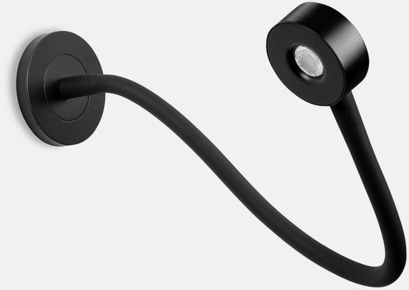 Leds-c4 - Link - led Einstellbare Wandleselampe Schwarz Touch Dimmer 175lm 2700K