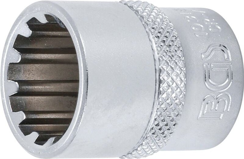 Bgs Technic - Steckschlüssel-Einsatz Gear Lock Antrieb Innenvierkant 10 mm (3/8') sw 16 mm