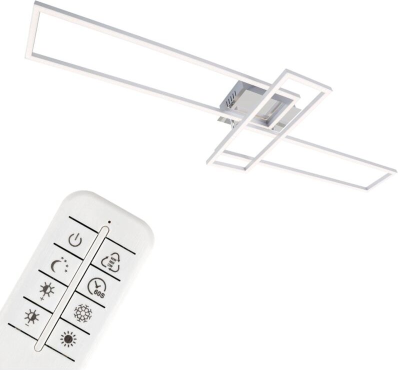 Briloner - led Deckenleuchte dimmbar Fernbedienung cct Timer Memoryfunktion 55W