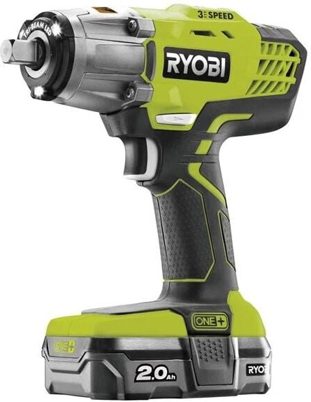 Ryobi R18IW3-0 Schlagschrauber Akku 18V ONE+ 1/2" Quadro 400Nm Kit 4,0 Ah