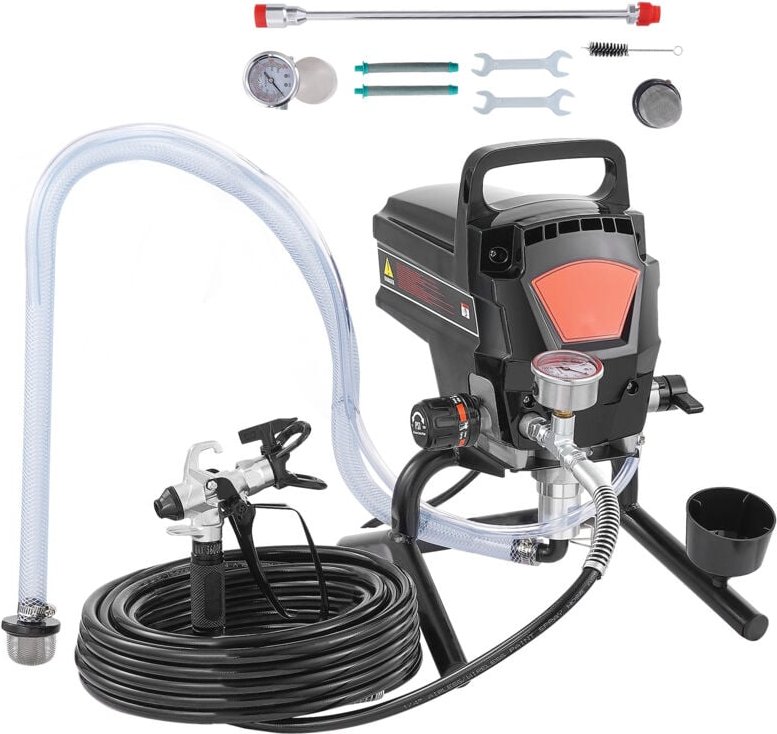 Mophorn - Stand Airless-Farbspritzgerät, 950 w 3000 psi elektrisches Hochleistungsspritzgerät für feines und gleichmäßig...