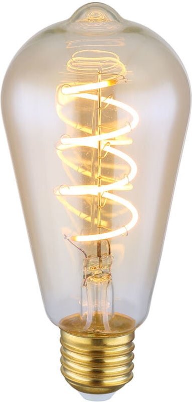 Thumbnail - E27 Filament led - 4 Watt, 200 Lumen, warmweiß, Ø6,4cm - extern dimmbar