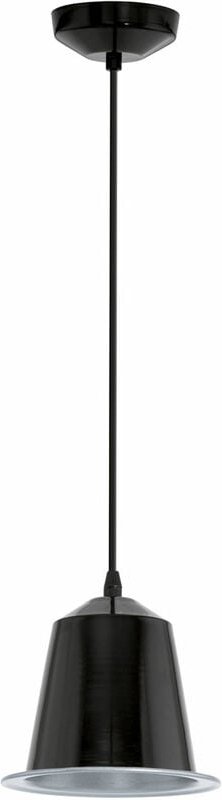 LED 5 Watt Decken Pendel Hänge Lampe Leuchte Stahl schwarz glänzend EGLO 75112