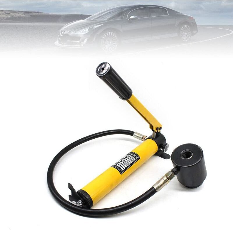 Hydraulisch Locher Set 15T Zylinder Hydraulikpumpe Set Hydrauliczne Werkzeuge Stanzwerkzeug 16mm -101mm Blechlocher Loch...