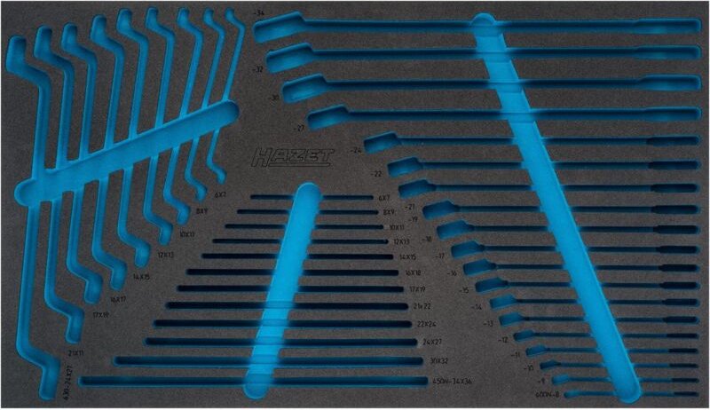 Hazet - 2-Komponenten Weichschaum-Einlage für Art.Nr. 163-478/40, 4/3+ (691 x 392 mm)