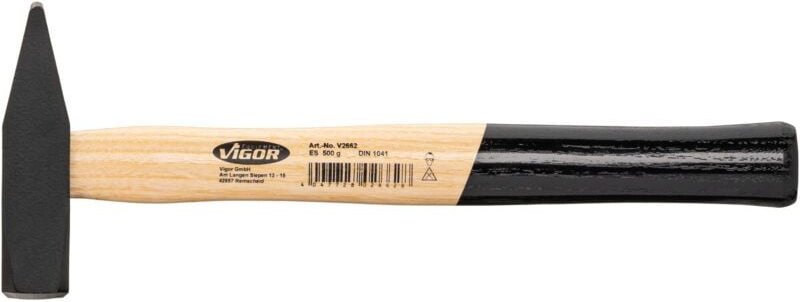 Schlosser-Hammer 500 g V2662 Gesamtlänge: 320 mm - Vigor