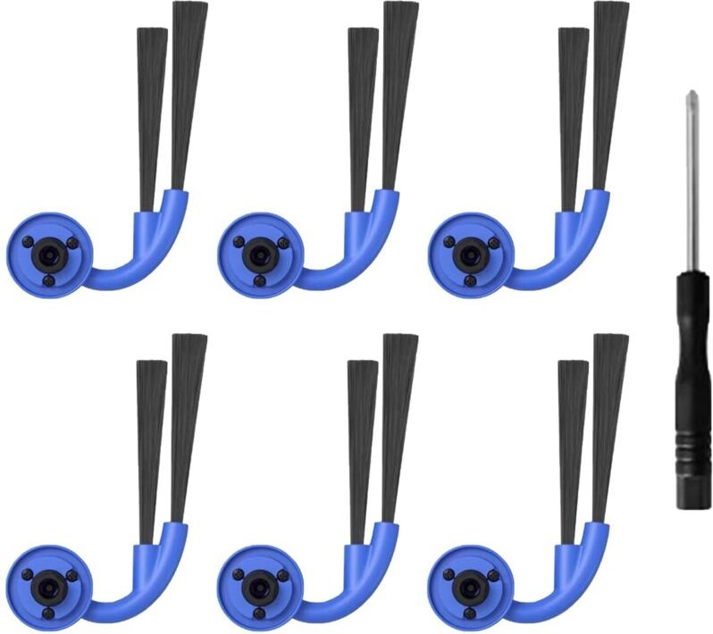 6 Stück Seitenbürsten Zubehör für Ecovacs Deebot X9 Pro Omni, X11 Pro Omni, X11 Pro Omni Ersatzteile für Seitenbürsten, ...