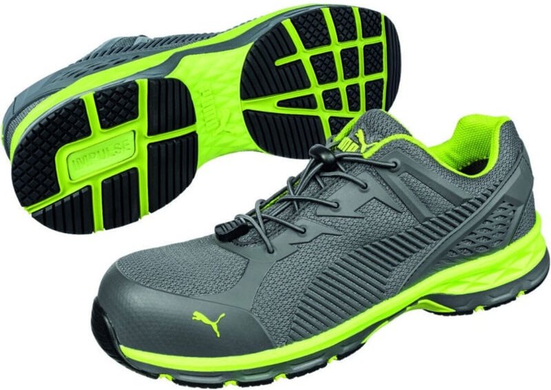 FP - puma Halbschuh 643880 S1P esd grau/limette Gr. 45