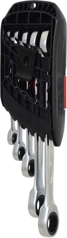 Ks Tools duo GEARplus Ratschenringmaulschlüssel-Satz mit Maul-Ratschenfunktion, 5-tlg.