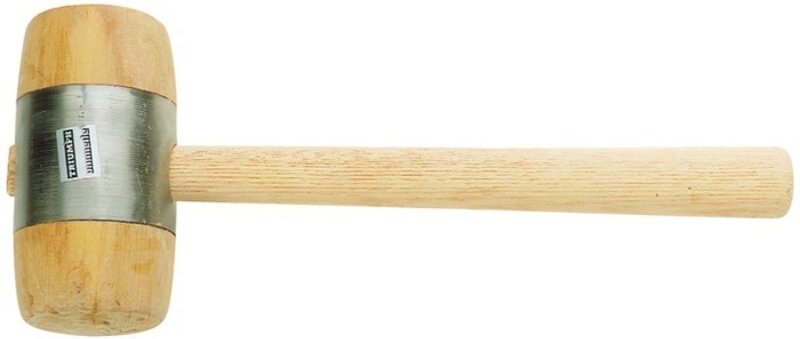 Holzhammer Kopf-Ø 90 mm 1160 g Weißbuche