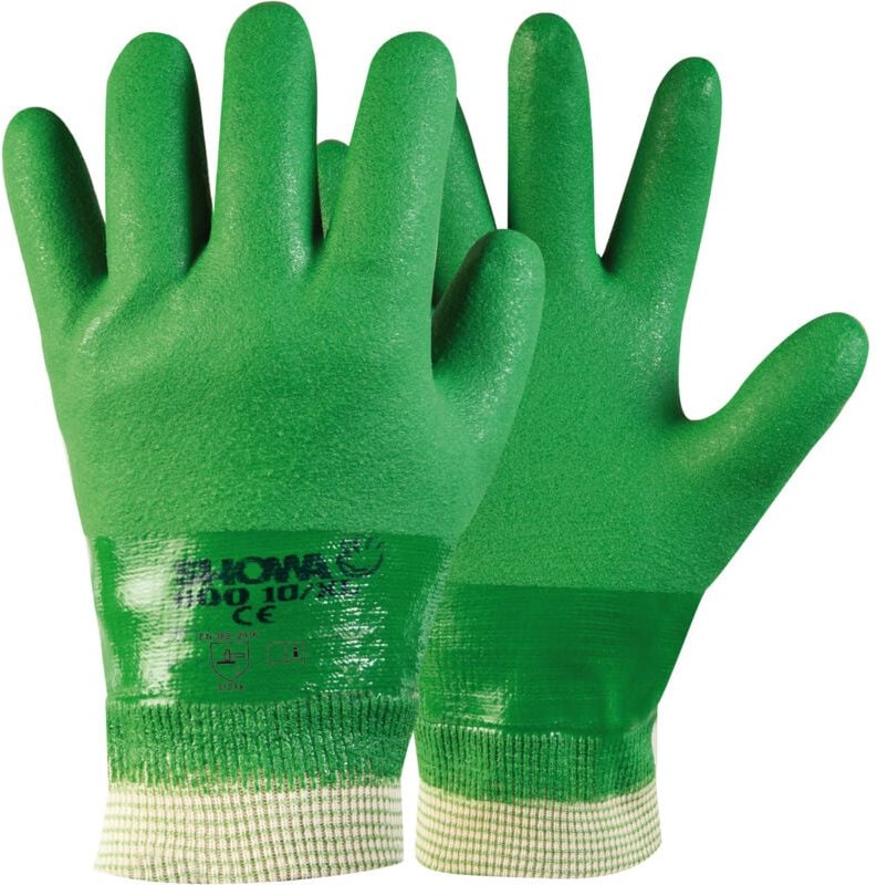 377 Nahtloser Strickhandschuh Nylon Nitril Allzweck 7/S - Showa