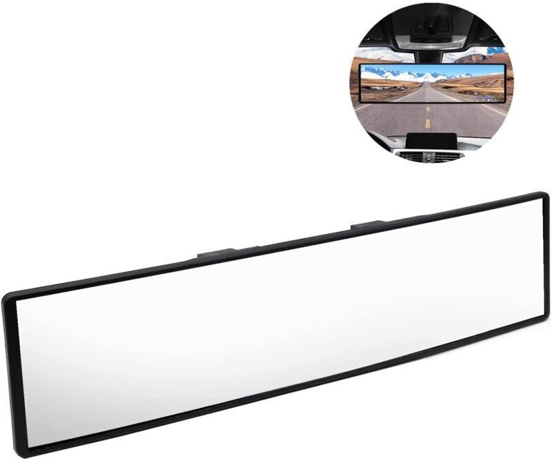 CCYKXA Innenrückspiegel, Weitwinkel-Auto-Rückspiegel, universeller Innen-Panorama-Rückspiegel, Auto-Toter-Winkel-Spiegel...