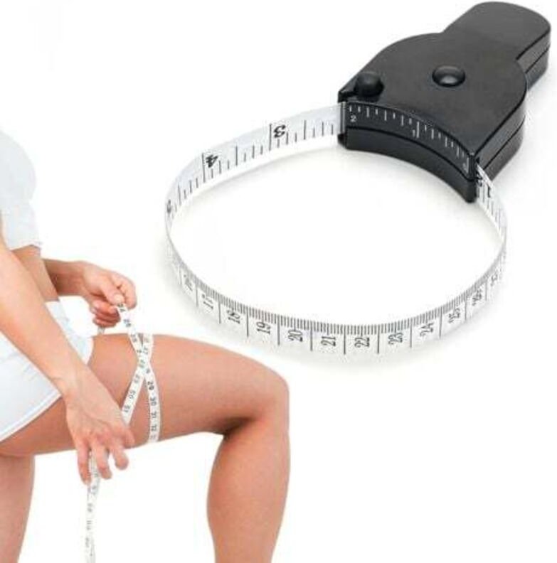 Körpermaßband 150 cm 60 Zoll, ergonomisches, weiches Taillenmaßband für Schneiderarbeiten und Stoffe