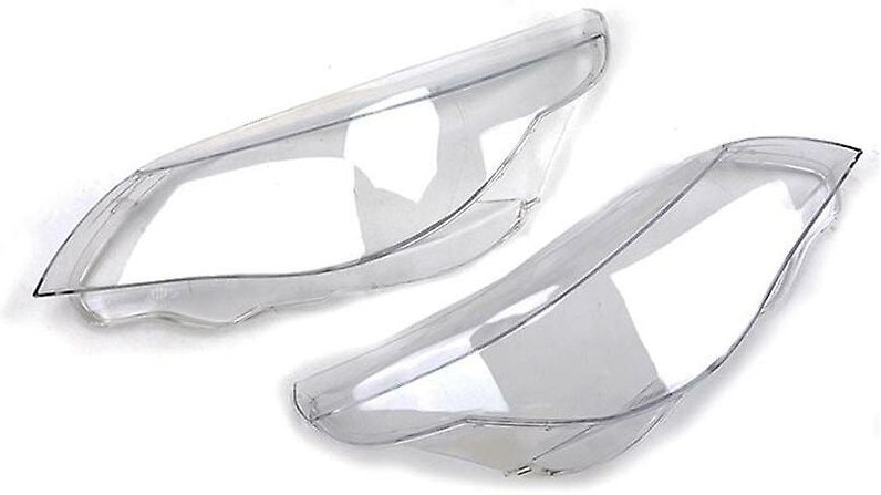 Woosien - Auto Lampenschirm Kopf Licht Lampe Transparente Linse Shell pc Maske Für E60 E61 525i 530i 545i 550i 2003-2