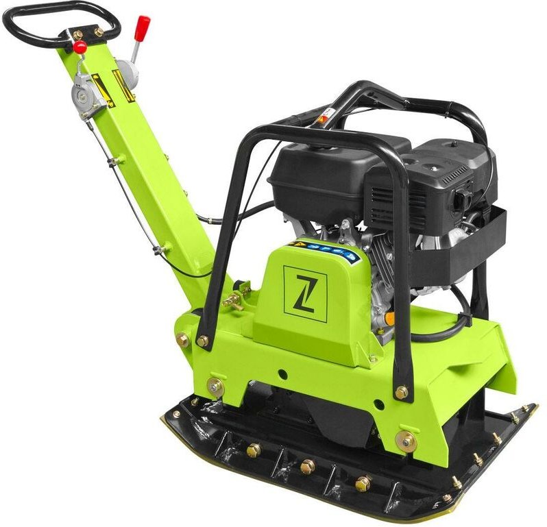 Rüttelplatte ZI-RPE160C inkl. Gummimatte und Fahrwerk Rüttelplatte - Zipper