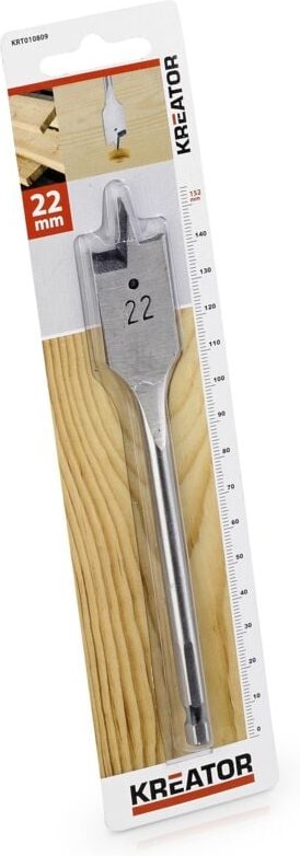 Flachholzbohrer Länge 152 mm Durchmesser 22 mm