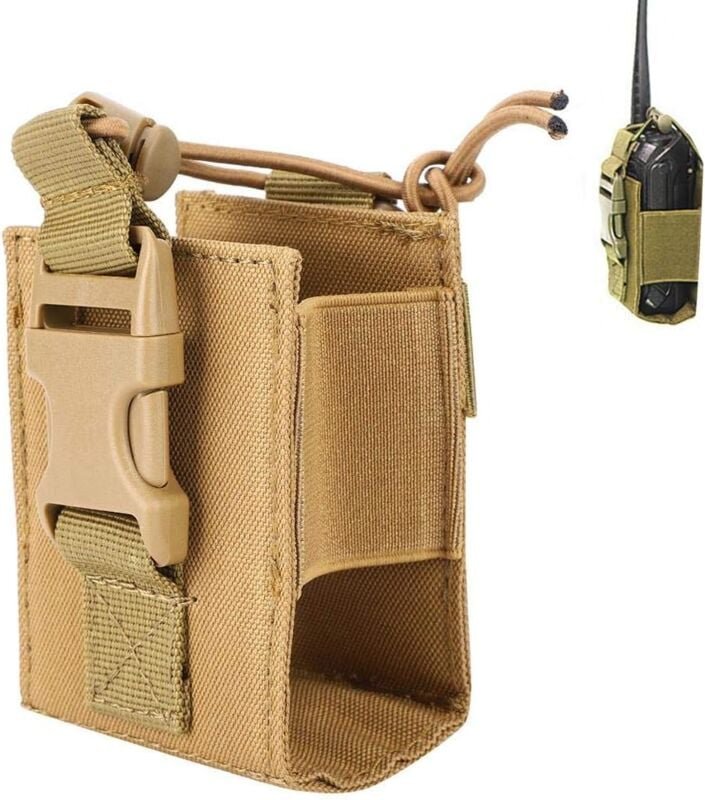 Taktische Handytasche, tragbare taktische militärische Walkie-Talkie-Tasche, Funkgerät-Taschenhalter, Ersatz für den Auß...