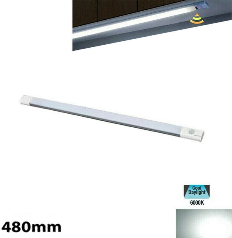Led-Küchenleiste,kalteslicht,bewegungsmelder,unterschrank,wiederaufladbar,48cm