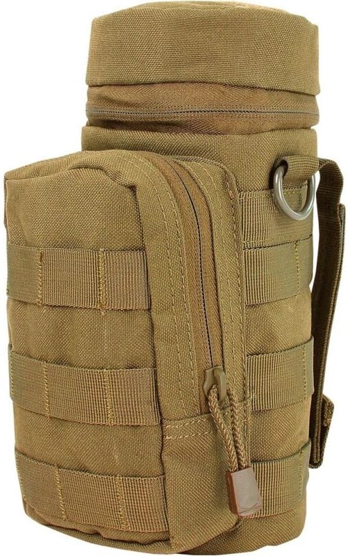 Wasserbechertasche, tragbare leichte H2O-Tasche, Wasserbechertasche, Coyote Brown