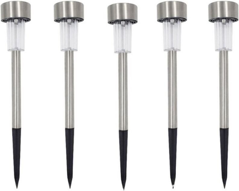 5er Set Solar led Gartenleuchten zum Bepflanzen