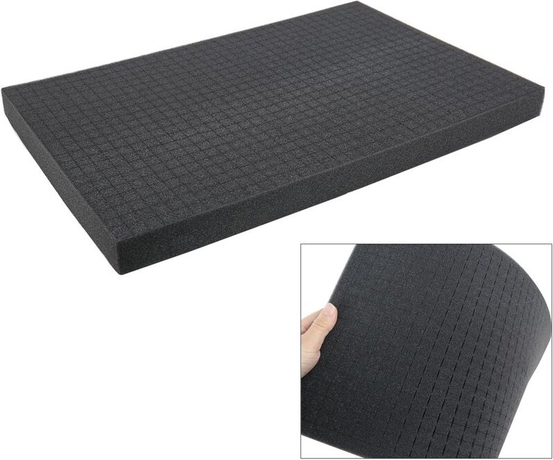 HMF 1456 Rasterschaumstoff, Double-Size Würfelschaum, 345 x 550 mm 40 mm