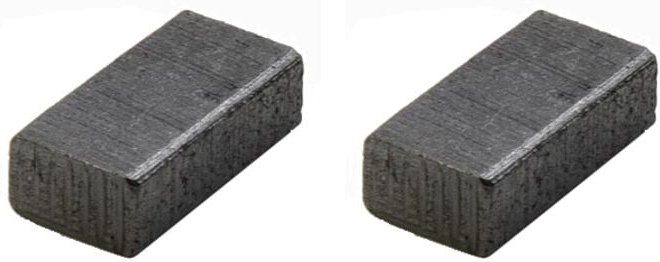Trade-shop - 2x Motorkohlen Kohlebürsten 6,5x8x14,5mm kompatibel mit Bosch pws 700-115, pws 720-115, pws 750-115, pws 75...