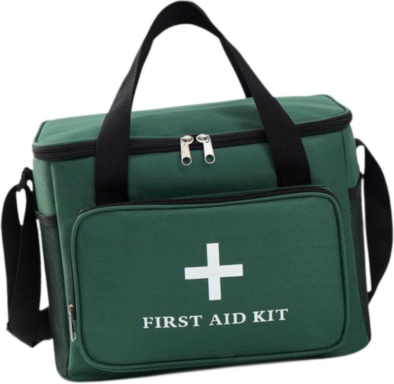 Leeres Erste-Hilfe-Set, großes Fassungsvermögen, leicht, mehrere Taschen, ideal für Outdoor-Aktivitäten und Bootfahren, ...