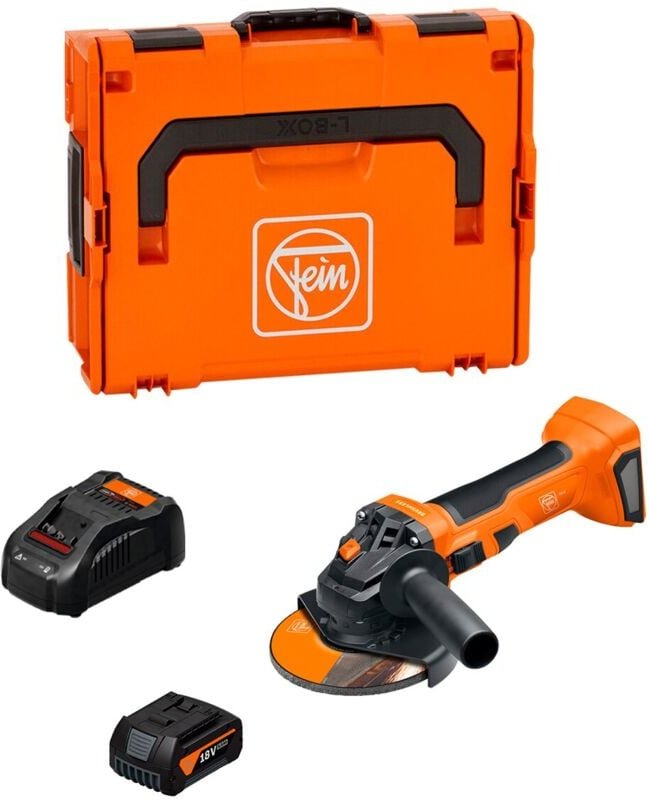 Fein - Winkelschleifer ccg 18-125-7 as (1 x 5,0 Ah + GAL1880CV + L-Boxx 136)