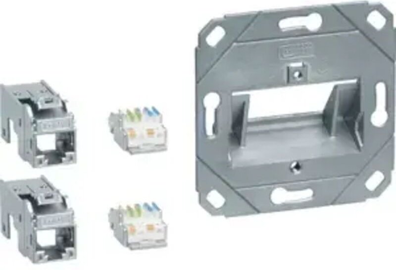 Tehalit Anschluss Modul 2x RJ45 Cat.6a GMKSRJ45C6A2