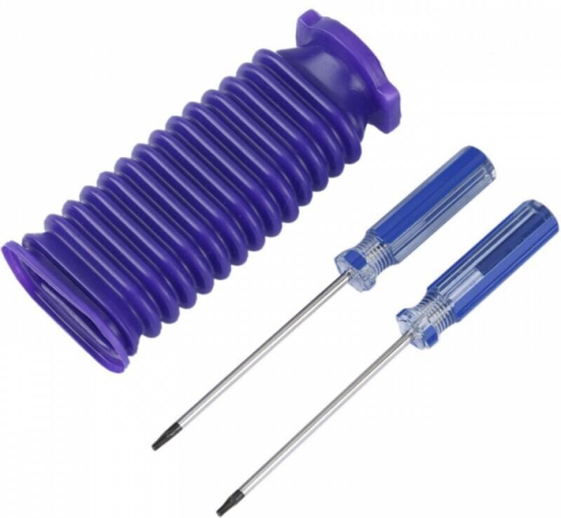 Passend für Staubsauger V6, V7, V8, V10 und V11: Ersatzteil – Saugkopf mit weicher Samtwalze und blauem Schlauch