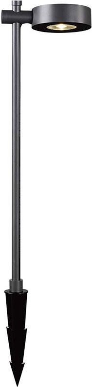 6W led Gartenlampe mit doppeltem Befestigungsspieß, Schwarz, 102cm hoch, Warmweiß, IP65 - V-tac