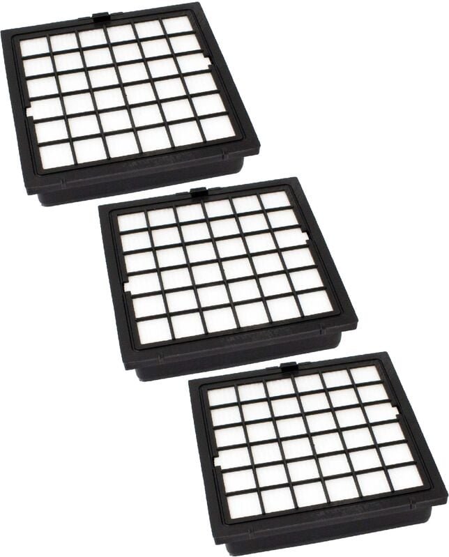 Filterset 3x Staubsaugerfilter kompatibel mit Quelle / Privileg Megaclean VS8PR04/03, 3 Staubsauger - hepa Filter Allerg...