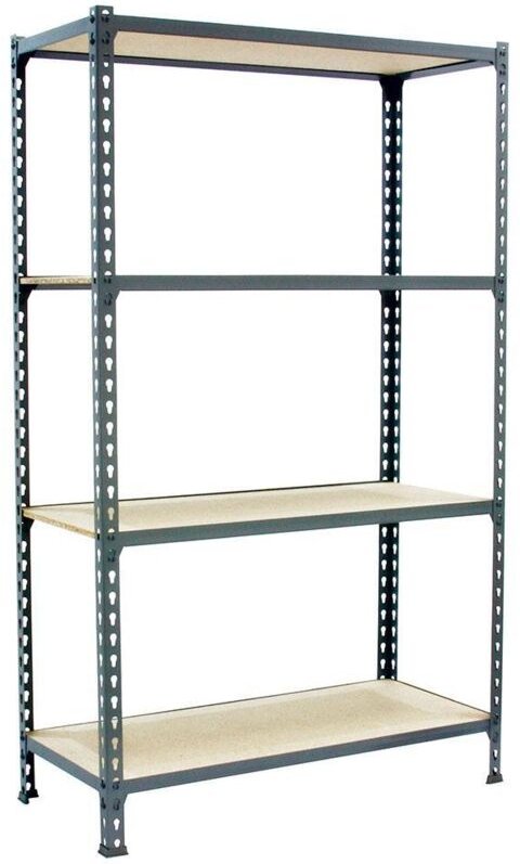 Simonrack MADERCLICK 4/300 Regal grau und Holz