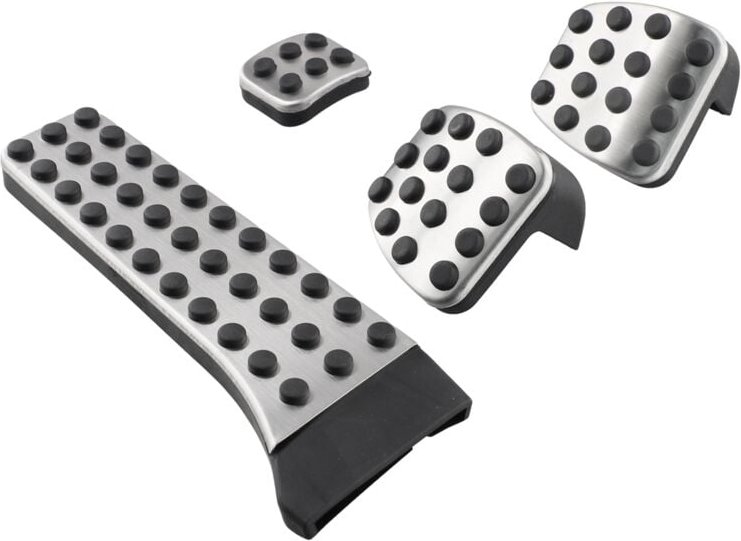 4 Teiliges Edelstahl Pedal für W202 W203 W204 W124 W210 W211 W212 W218 X204 R172 R231 C E