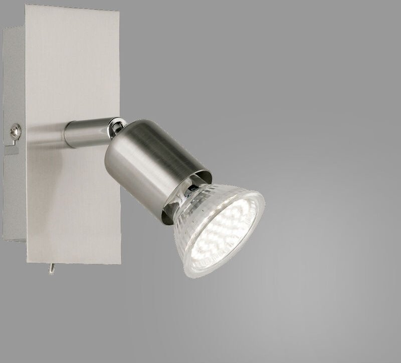 Led Wandstrahler nimes Metall Silber, Breite 5cm