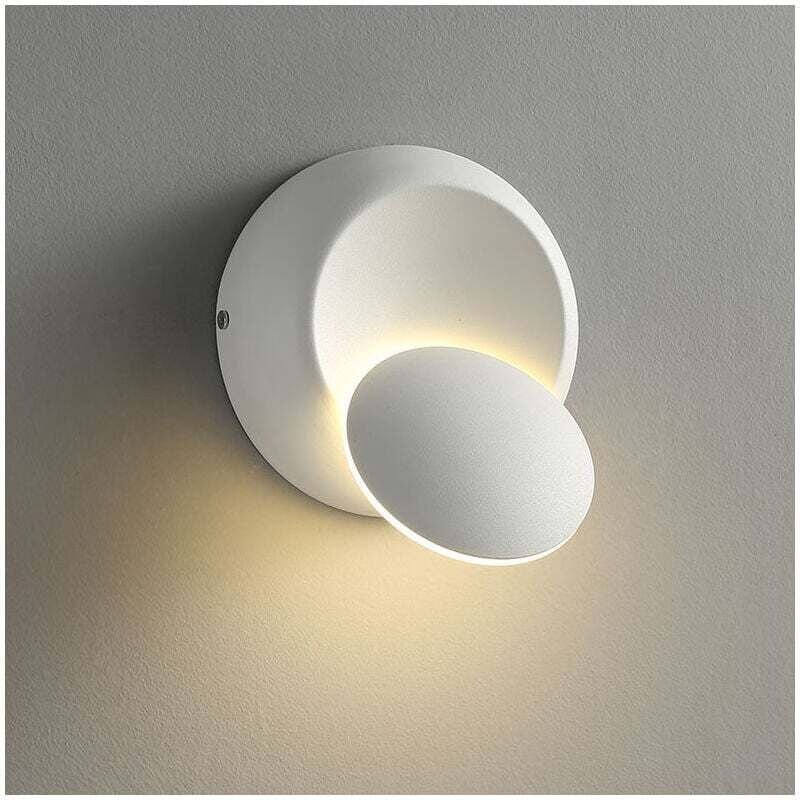 Applique circolare a LED con rotazione a 360 gradi, adatta per apparecchi di illuminazione decorativa in soggiorni, scal...