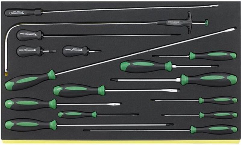 Stahlwille TCS 4621/4734/16 Schraubendreher DRALL ool-Control Einlagen-System