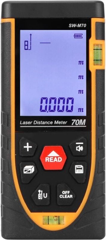 Laser-Maßband, Laser-Entfernungsmessgerät, tragbares Entfernungsmesser-Hochpräzises Infrarot-Messwerkzeug
