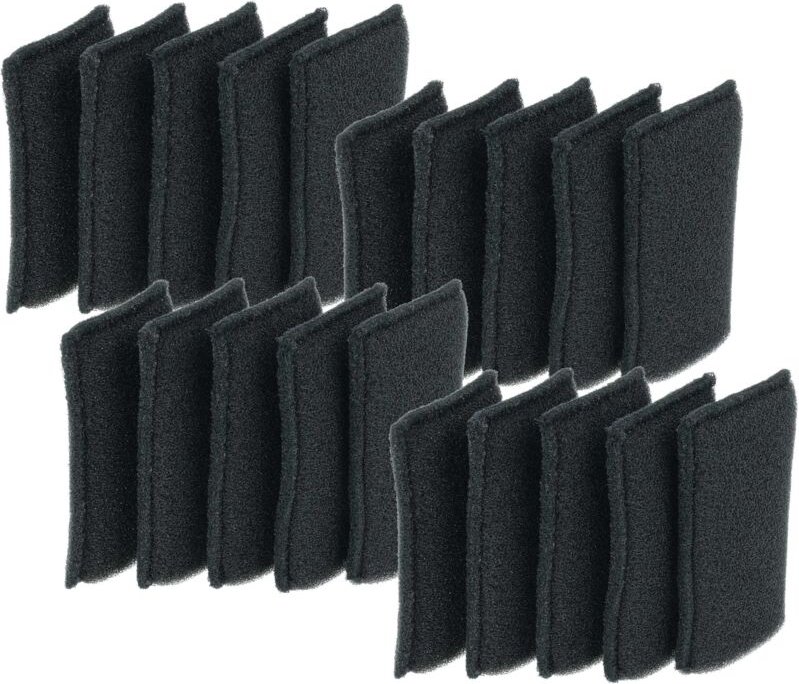 vhbw 20x Staubsaugerfilter kompatibel mit Einhell TE-VC 18/10 Li-Solo, 18/10 Li-Solo EX NA Staubsauger - Schaumstofffilt...