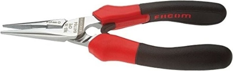 Zange mit kurzem halbrundem Schnabel Facom 160 mm - 193A.16CPE