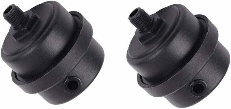 2er-Pack Luftkompressor-Schalldämpferfilter, Kunststoffgehäuse, Kolbenschalldämpfer für Lüfter, Luftkompressoren, Kessel...