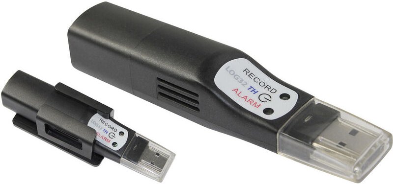 Dostmann Electronic 5005-0172 LOG32TH Multi-Datenlogger Messgröße Temperatur, Luftfeuchtigkeit -40
