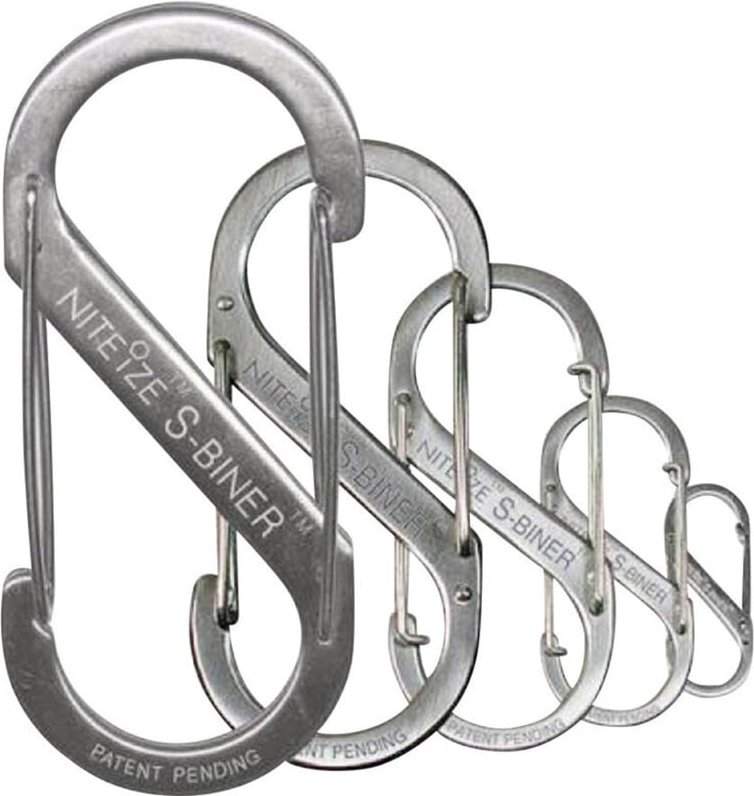 NITE Ize NI-SB2-03-11 Karabiner S-Biner Gr. 2 50 mm x 22 mm 1 St.