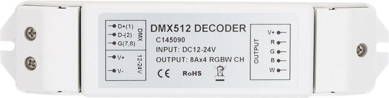 Controller rgbw DMX512 Decoder 4 Kanäle rgbw