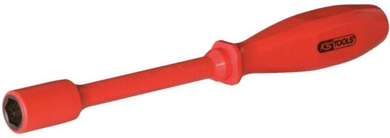 Ks Tools Stecknuss-Schraubendreher mit Schutzisolierung, 7mm - 117.1237