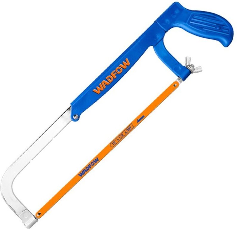 WADFOW WHF3110 Verstellbarer Metall-Bügelsägenrahmen, 200–300 mm, Stahl, ergonomisch und vielseitig