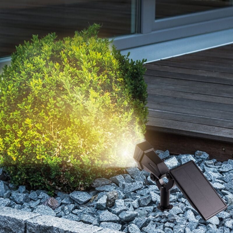 Esotec - Solarspot mult-spot 3000 warmweiß 3 Modi IP65 wetterfest outdoor 102047