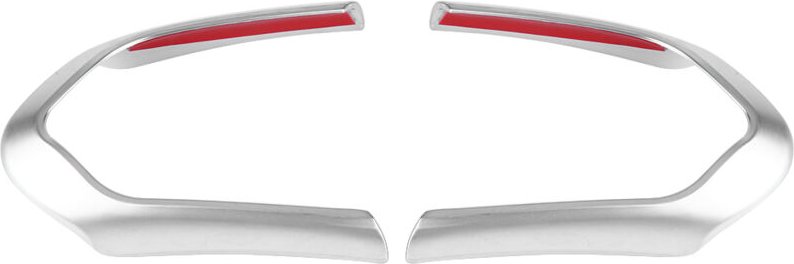 Thumbnail - Eosnow - 2 Stück Lenkradabdeckungs-Zierrahmen für MSport F20 F22 F30 F32 F10 F06 F15 F16
