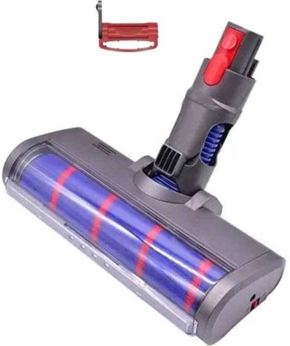 Für V15 V11 V10 V8 V7 Staubsaugeraufsatz, weicher Rollenbürsten-Ersatz mit Staublicht für Hartholzreiniger